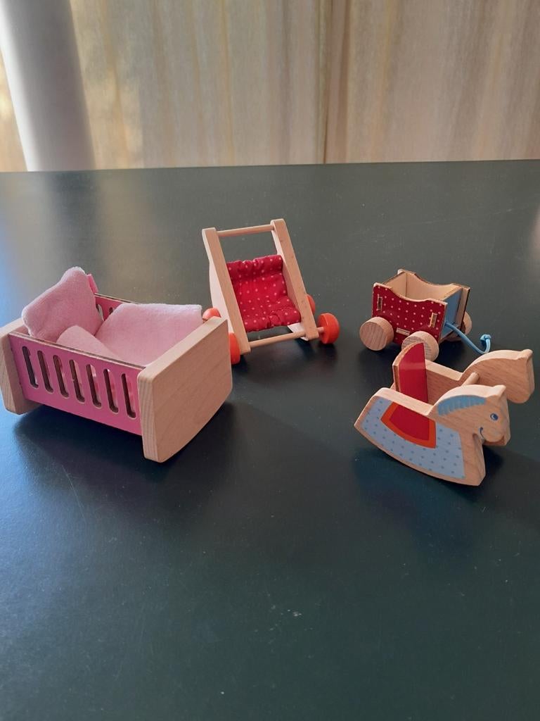 Haba meubeltjes voor poppenhuis., Verzamelen, Poppenhuizen en Toebehoren, Ophalen of Verzenden, Poppenhuis