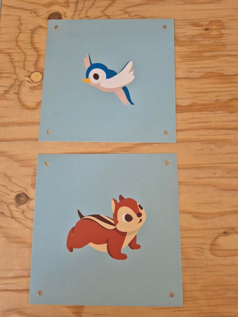 Dubbelzijdige wandafbeeldingen van 14 x 14 cm IXXI systeem, Maison & Meubles, Accessoires pour la Maison | Décorations murale