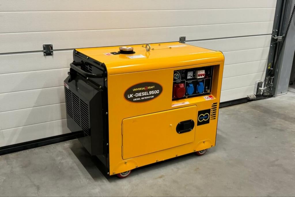 Stroomgroep/generator Diesel 9500w 11.9kva nieuw gratis bezo, Doe-het-zelf en Bouw, Dieselolie, Geluidgedempt, Nieuw, Ophalen of Verzenden