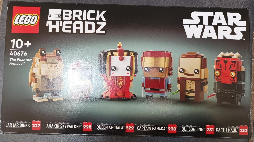 LEGO 40676 Star Wars BrickHeadz The Phantom Menace Nine, Ophalen of Verzenden, Nieuw, Complete set, Lego