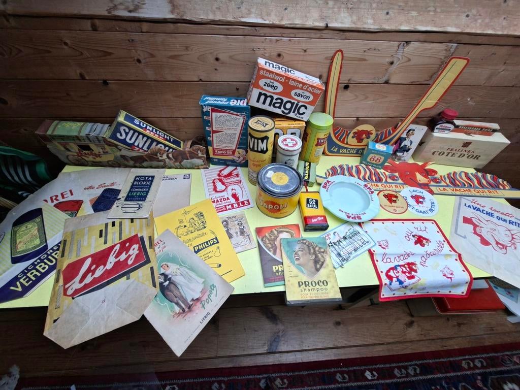 Oude  vintage   reclame   items, Verzamelen, Ophalen of Verzenden
