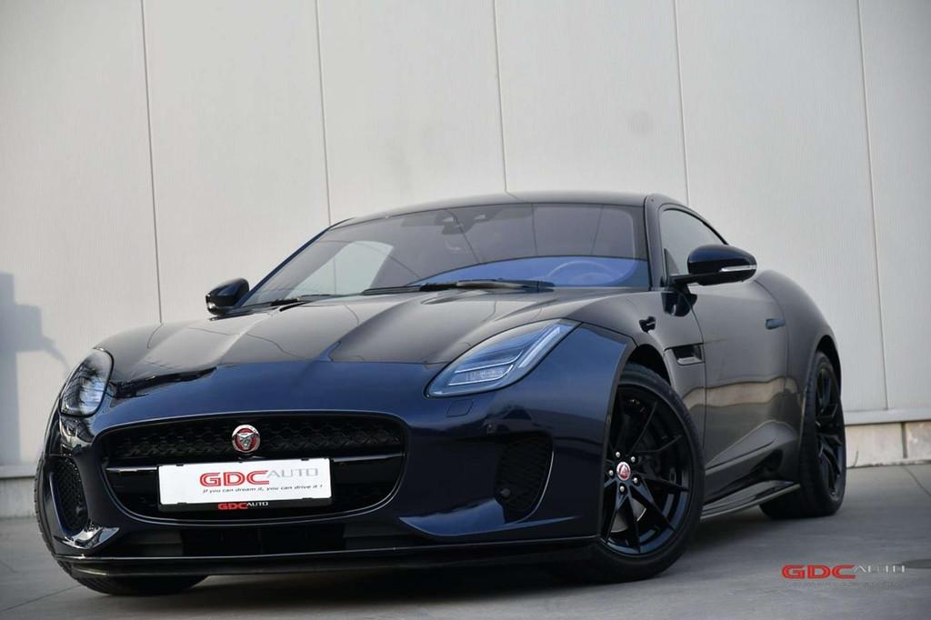 Jaguar F-Type Coupé 2.0 i4 (bj 2017, automaat), Auto's, Jaguar, Automaat, 1525 kg, Euro 6, Blauw