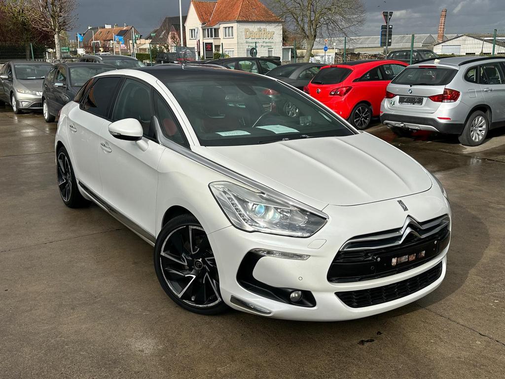 Citroën Ds5 1.6L Benzine 200PK, Auto's, Euro 5, Zwart, USB, Zwart