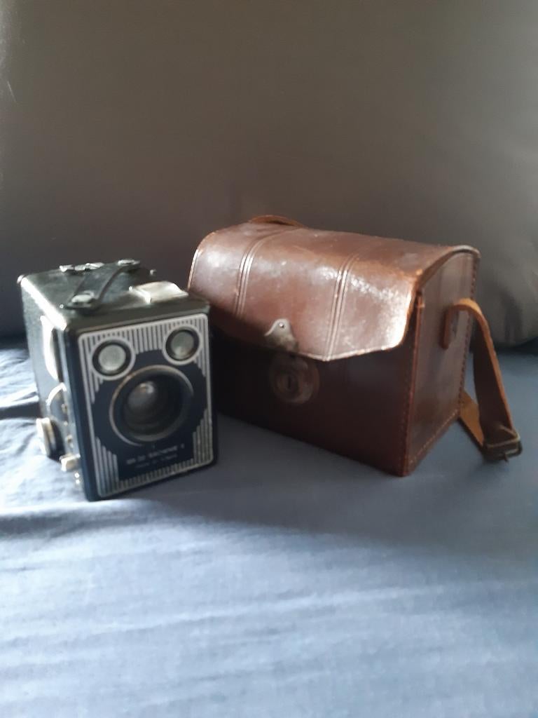 Vintage fotocamera Kodak Brownie Six-20 Model E, Ophalen, Kodak