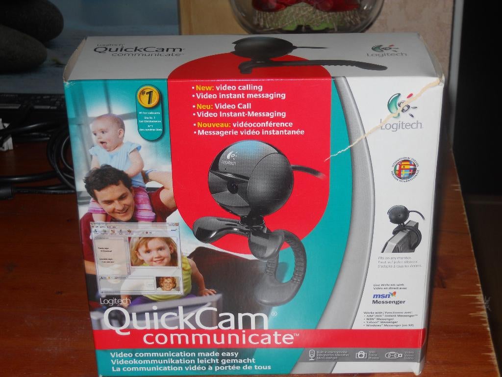 Webcam Logitech, Logitech, Comme neuf, Enlèvement, Filaire