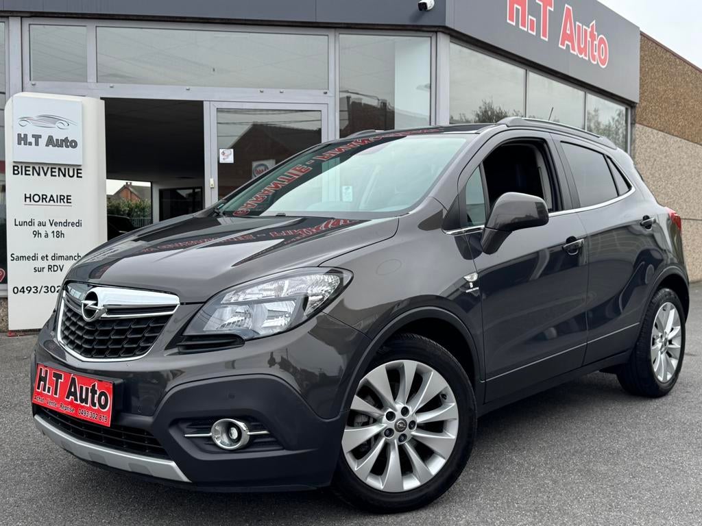 Opel mokka 1.6i ess/euro6b/airco/gps/cuir/camera!, Euro 6, Entreprise, Boîte manuelle, Entretenue par le concessionnaire