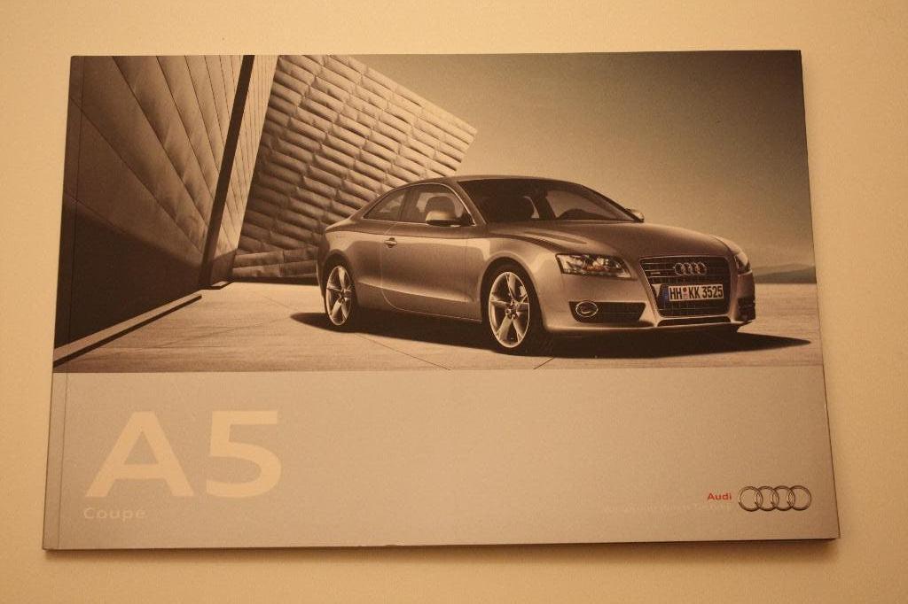 Audi A5 Coupé brochure 2009, Boeken, Auto's | Folders en Tijdschriften, Ophalen of Verzenden, Nieuw, Audi