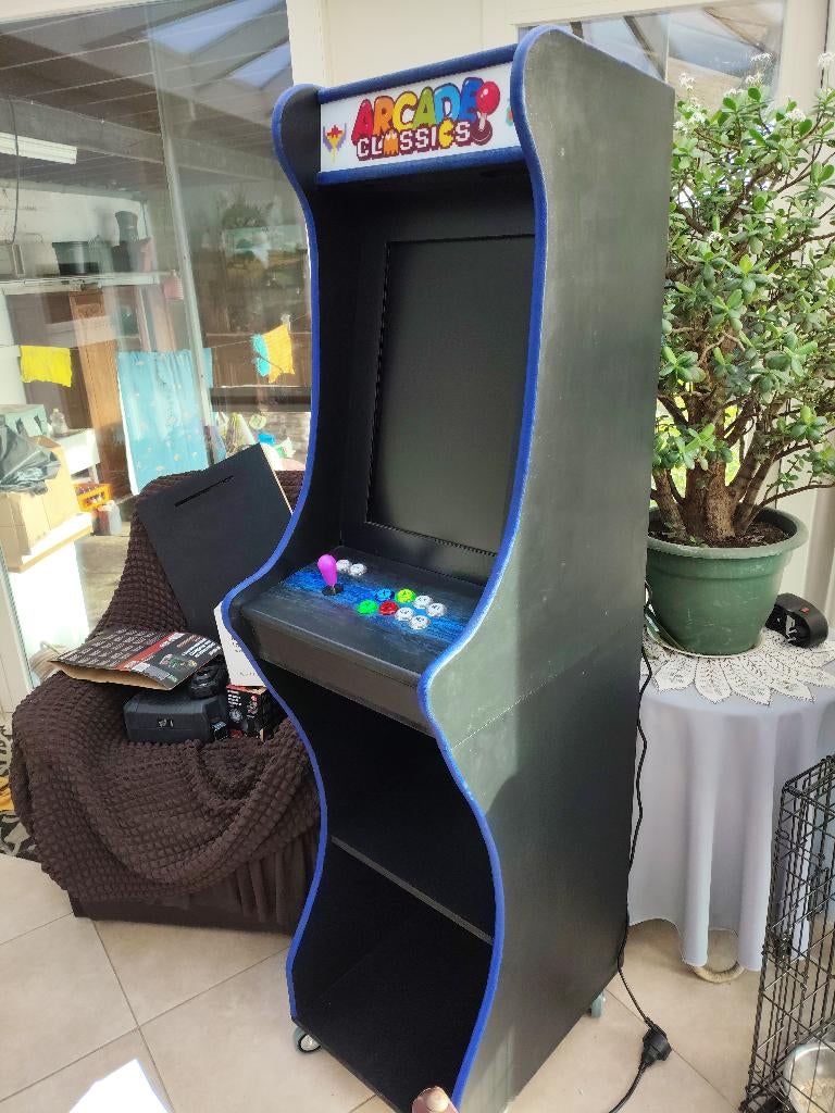 arcade kast verticaal, Verzamelen, Automaten | Gokkasten en Fruitautomaten, Overige munten, Ophalen, Zo goed als nieuw