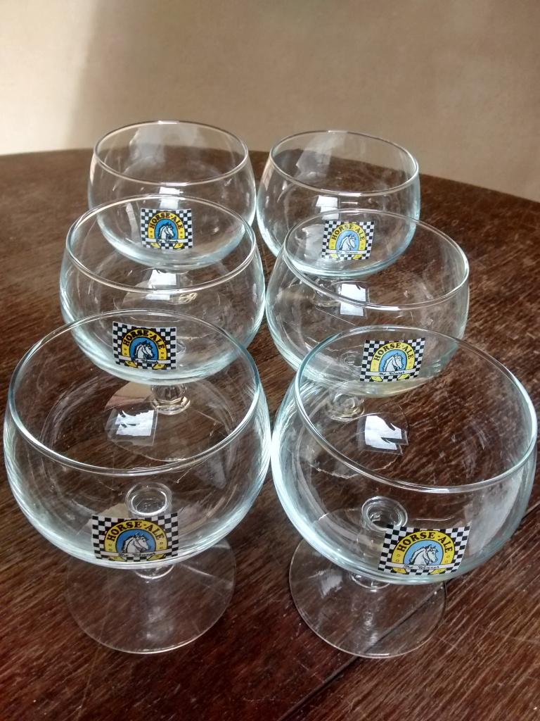 Verre de bière Horse-Ale, Verzamelen, Biermerken, Ophalen, Gebruikt, Glas of Glazen, Overige merken