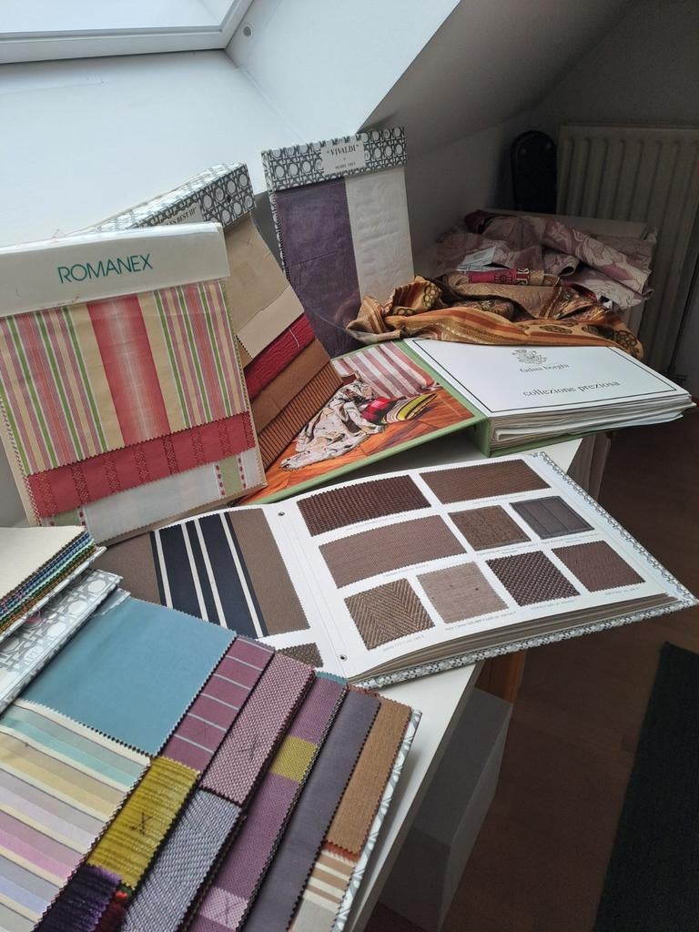 Staalboeken v stoffen pierre frey, fadini borghi,boussac, Hobby en Vrije tijd, Stoffen en Lappen, Ophalen