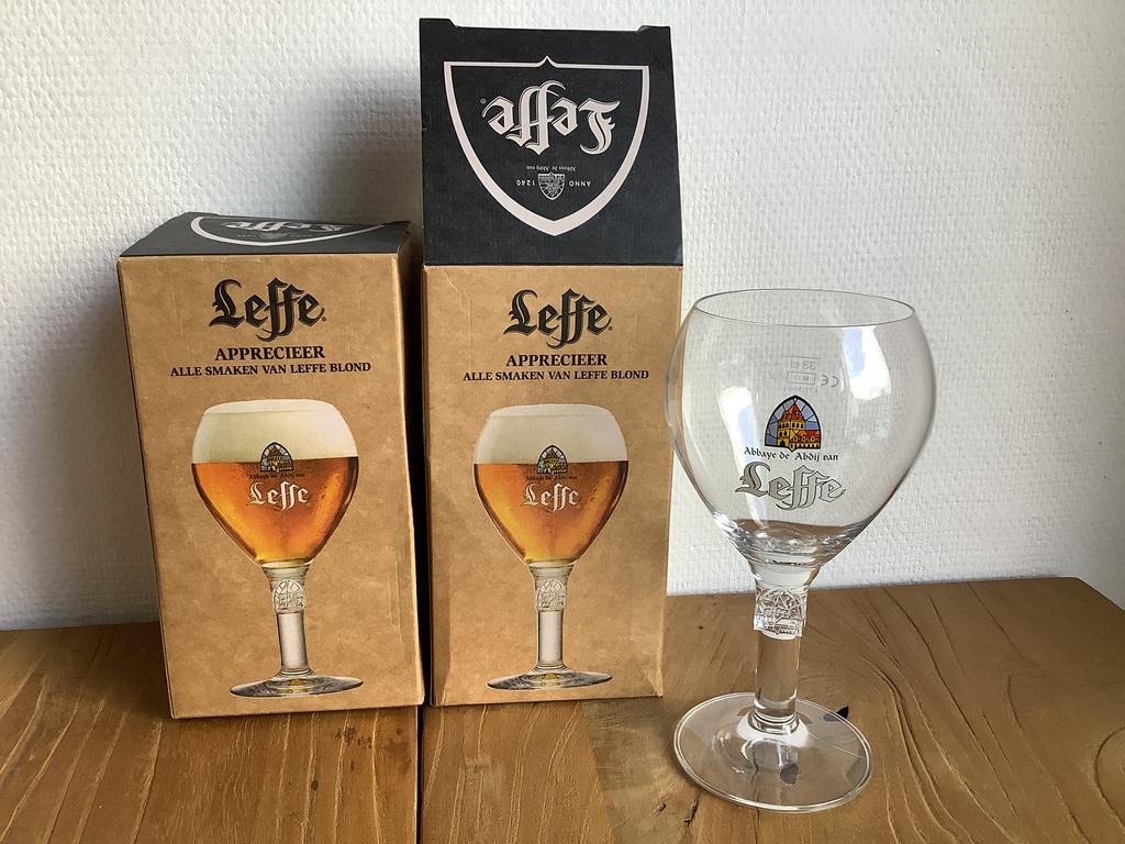 Leffe bierglas, 33 cl, Ritzenhoff, Verzamelen, Glas en Drinkglazen, Ophalen, Nieuw, Bierglas