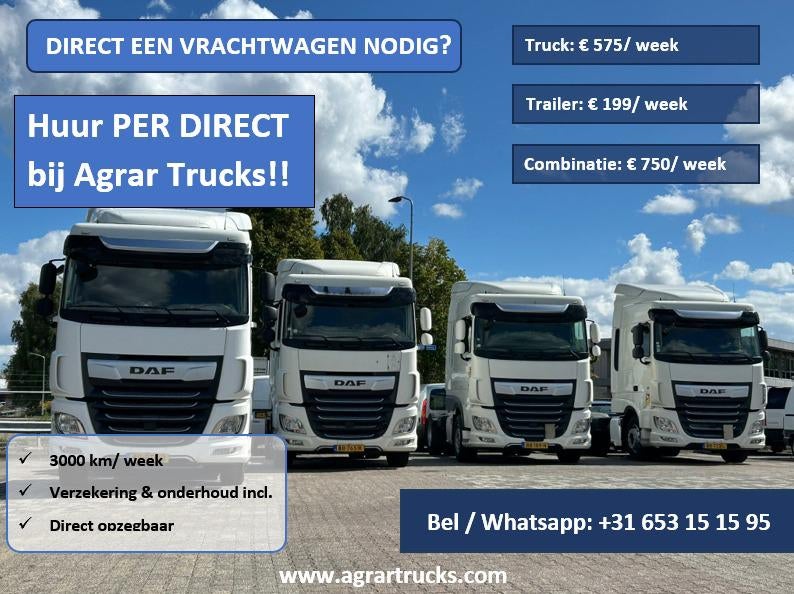 Tracteurs à louer 575 €/semaine !, Achat, Euro 6, Diesel, Particulier