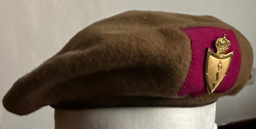 Béret Officier du Service médical de l'armée belge, Envoi, Armée de terre, Casque ou Béret