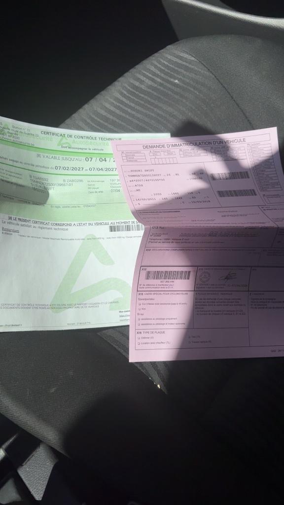 Suzuki Swiift 2011 prête à immatriculé, Autos, Suzuki, Euro 5, Achat, Boîte manuelle, 44 g/km