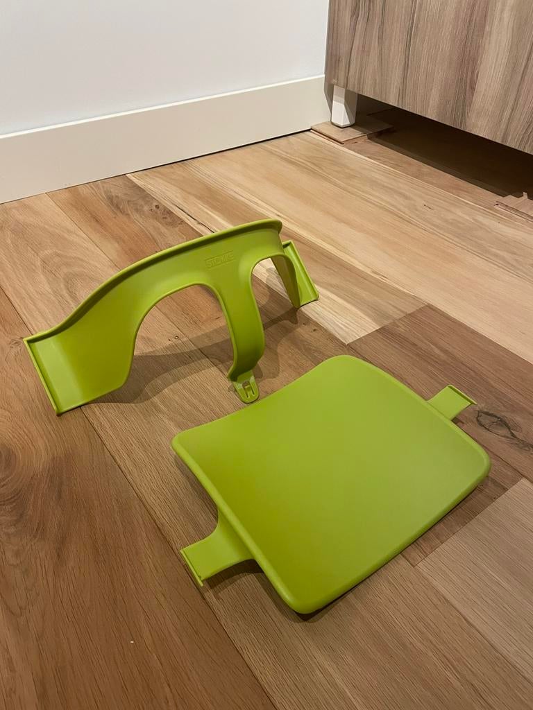 Set pour bébé Stokke Tripp Trapp V2 en vert, Enfants & Bébés, Enlèvement ou Envoi, Comme neuf