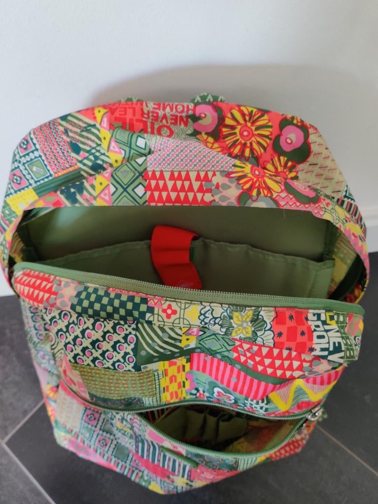 Oilily rugzak, Ophalen