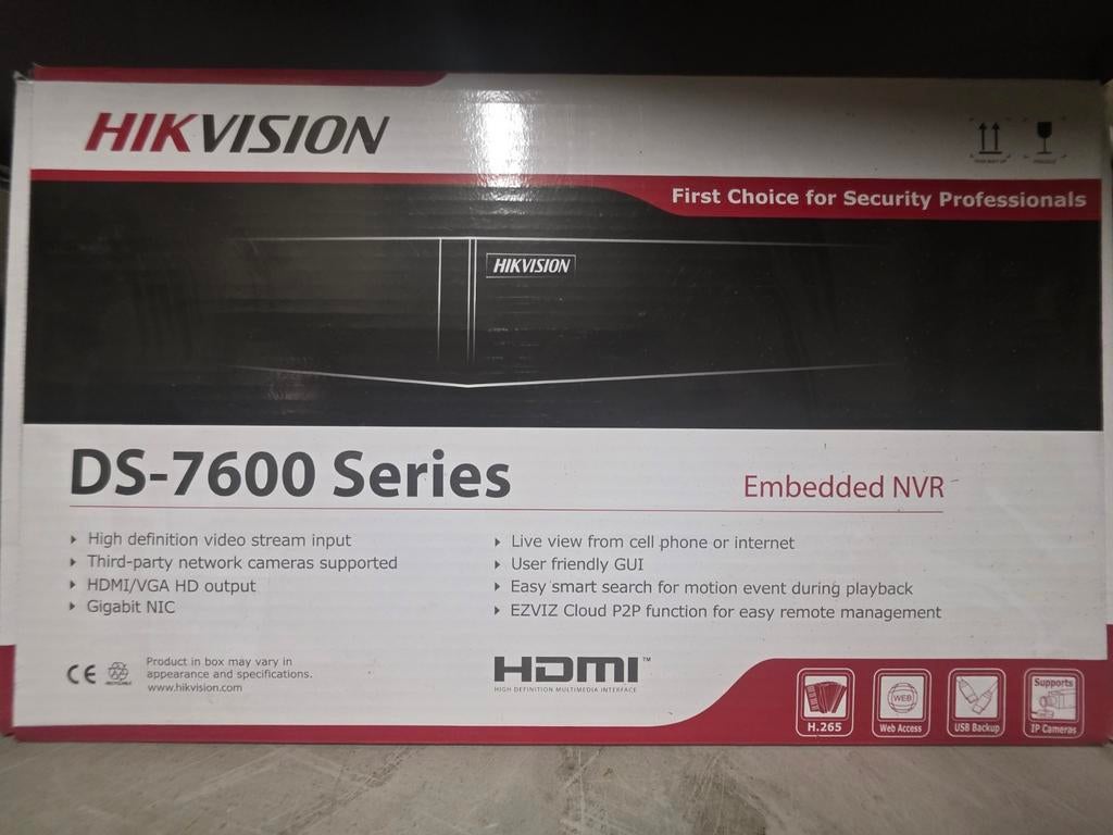 Netwerk cameraopname nvr hikvision, Enlèvement ou Envoi