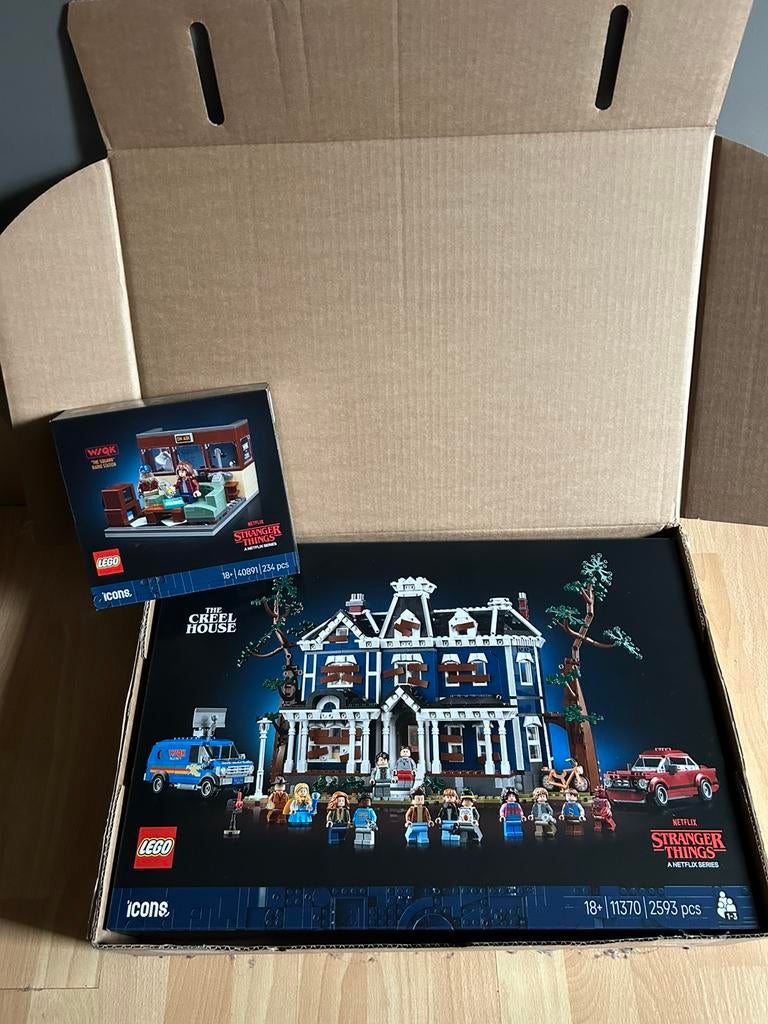 Lego 11370 Stranger Things Creel House + GWP, Ophalen, Zo goed als nieuw, Lego