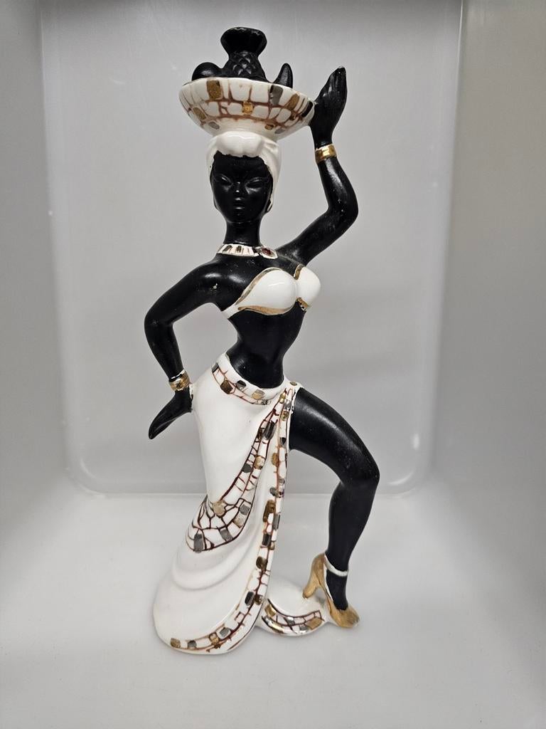 Retro vintage exotische dame, Ophalen of Verzenden