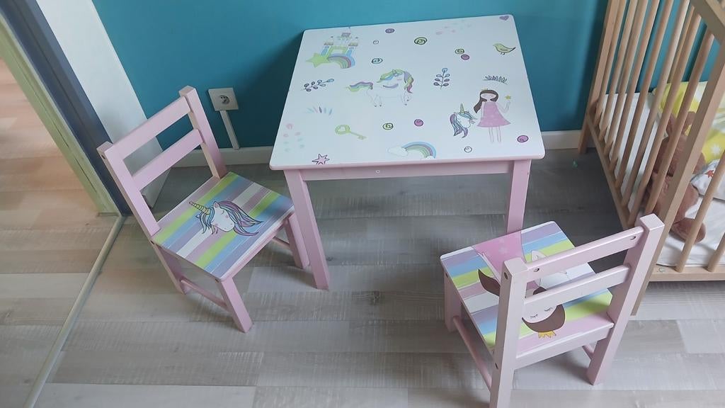 Table avec 2 chaises, Enlèvement