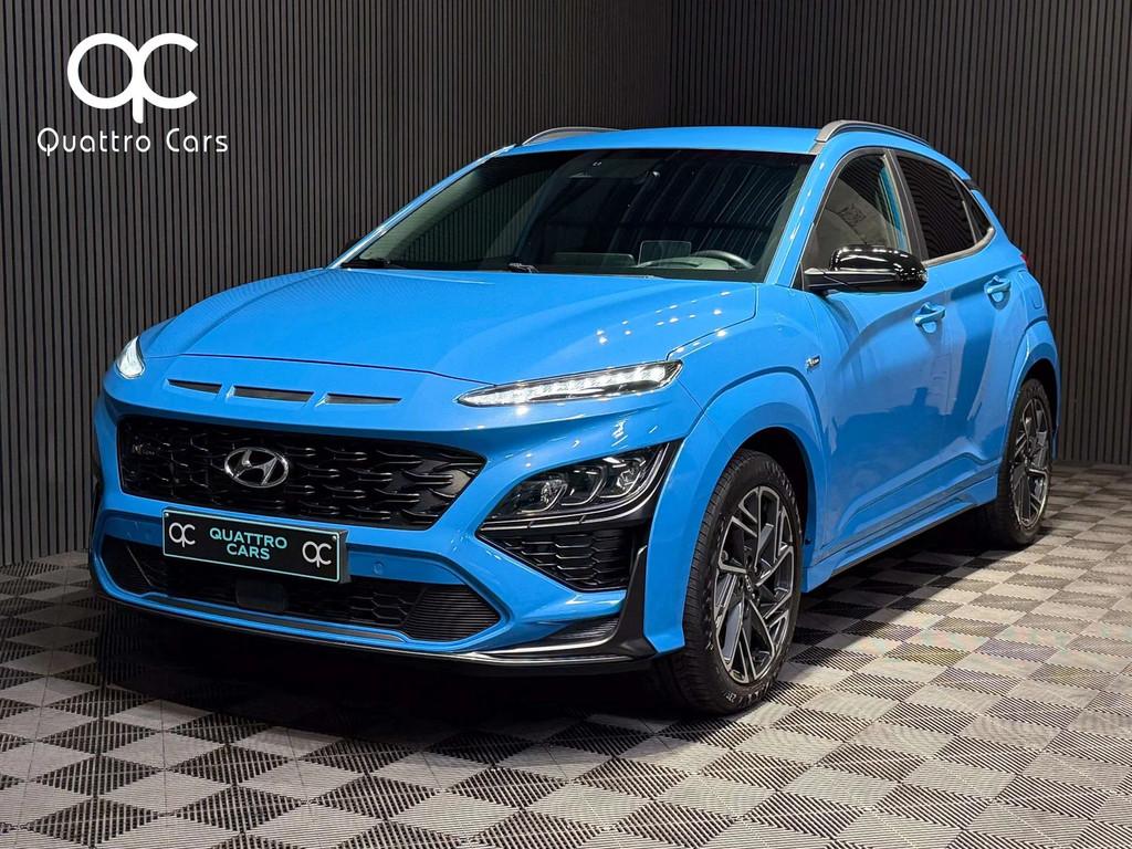 Hyundai KONA 1.6T Pack Sport N-Line - Boite Auto - Unique !, Auto's, Hyundai, Automaat, Gebruikt, 4 cilinders, Alcantara