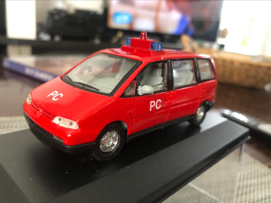 Peugeot 806 pompier solido 1/43, Enlèvement, Comme neuf, Solido