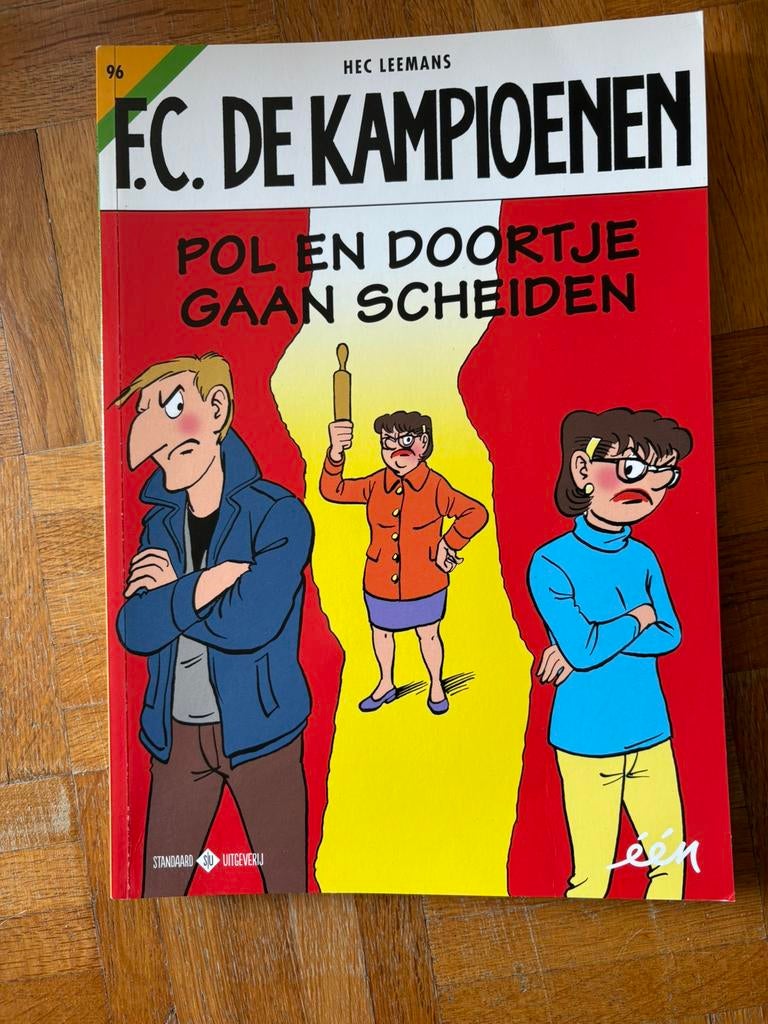 FC De Kampioenen - Pol en Doortje gaan scheiden, Gelezen, François Corteggiani; Tom Bouden; Hec Leemans, Eén stripboek, Ophalen of Verzenden