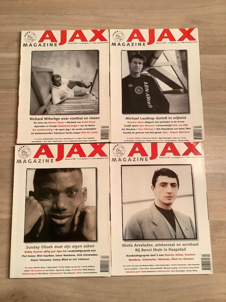 Ajax Magazines 1997-1998, Boeken, Sportboeken, Ophalen of Verzenden, Zo goed als nieuw, Ajax Amsterdam, Balsport