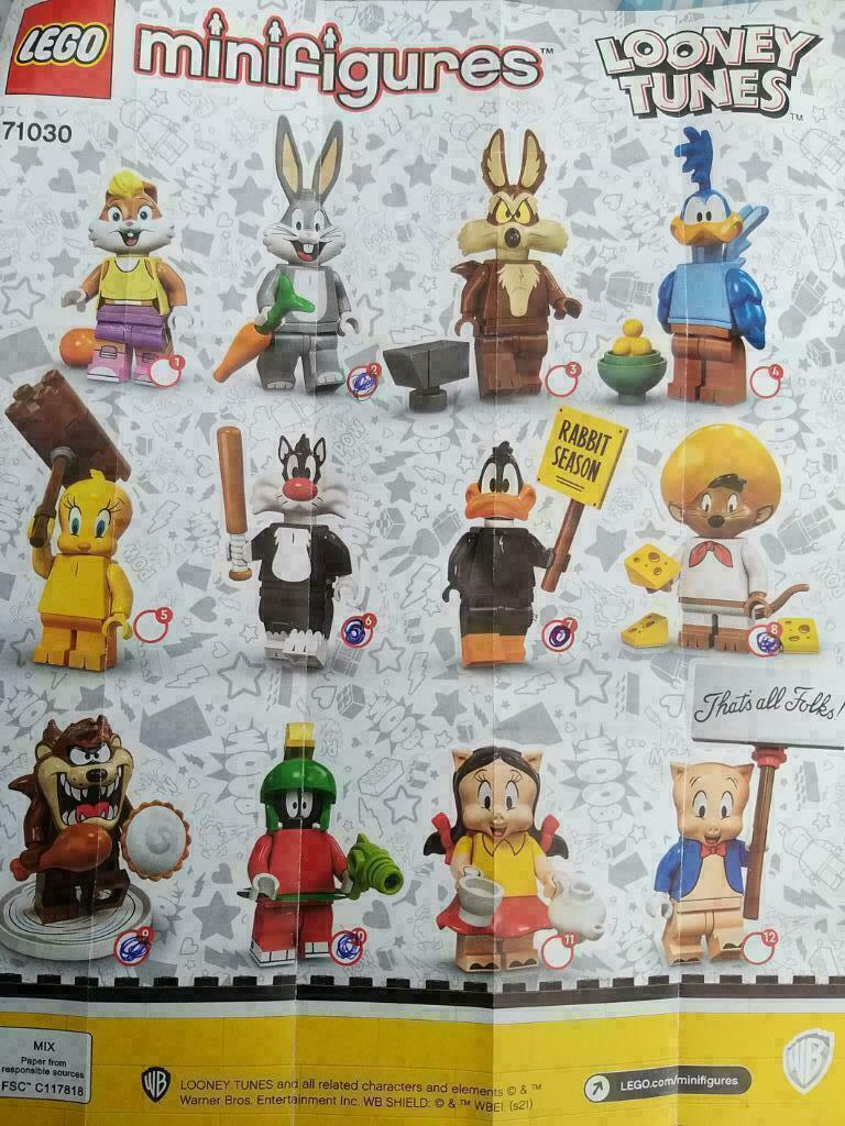 figurines LEGO LOONEY TUNES : -7-8, Enlèvement, Lego