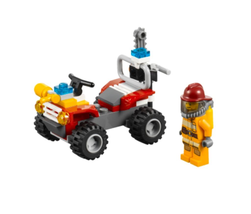 LEGO brandweer ATV (4427), Ophalen of Verzenden, Zo goed als nieuw, Complete set, Lego