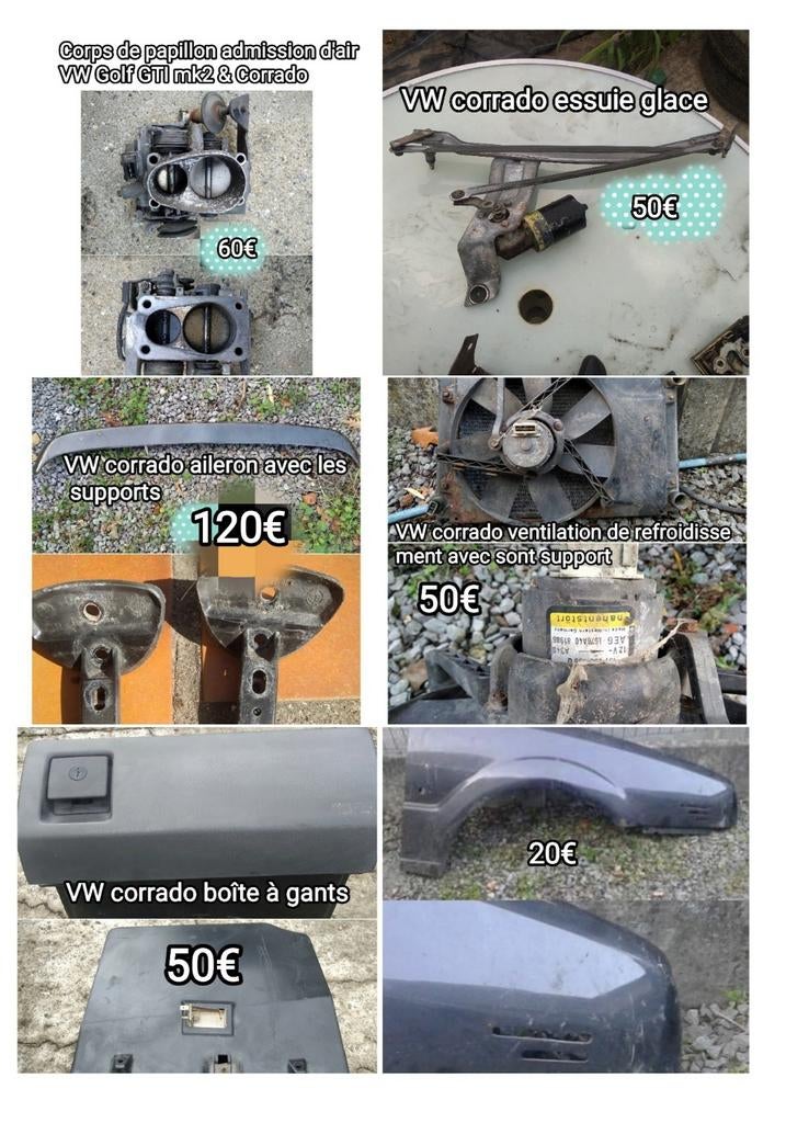 VW Corrado pièces détachées voir les photos et contacter moi, Autos : Pièces & Accessoires, Carrosserie & Tôlerie, Arrière, Haillon arrière