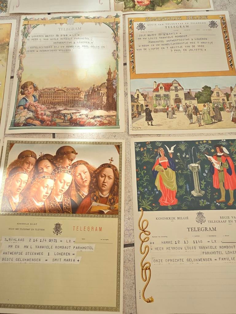 Telegrams 1960 rtt, Ophalen of Verzenden