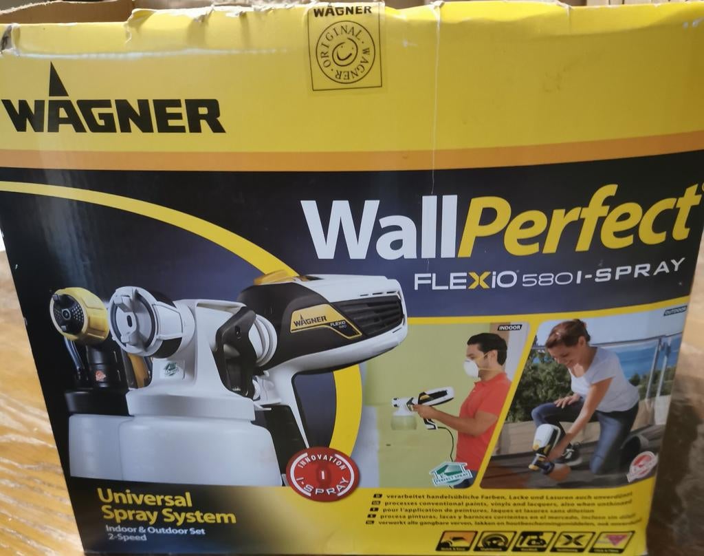 Electrische verfspuit Wagner, type wallperfect flexio 580, Ophalen