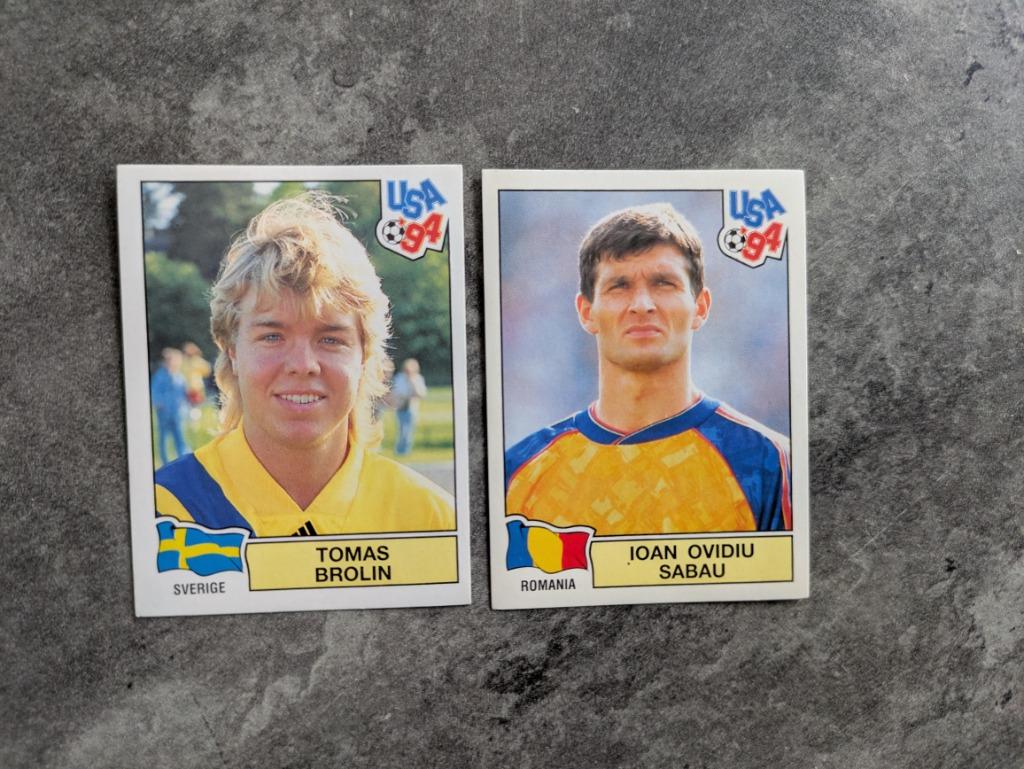 PANINI WORLD CUP USA 94 2X AUTOCOLLANTS 1994 N 164 ET 82, Envoi, Neuf