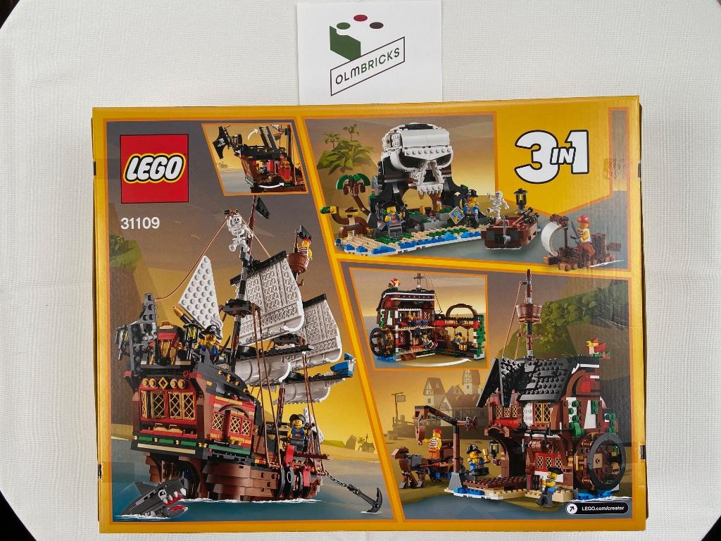 LEGO Creator 3in1 31109 Piratenschip, Lego, Hello@support.lego.com, DK-7190, Lego
