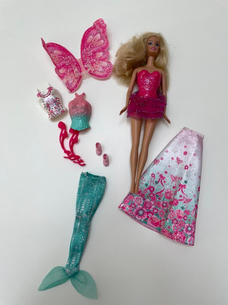 Barbie met veel accessoires., Ophalen of Verzenden, Gebruikt, Barbie