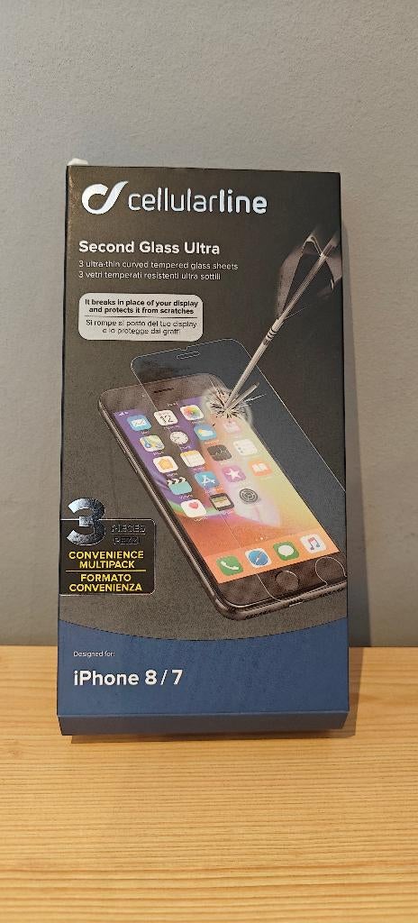 Protection écran iphone 7/8, Télécoms, Téléphonie mobile | Housses, Coques & Façades | Apple iPhone, Enlèvement, Comme neuf, IPhone 7