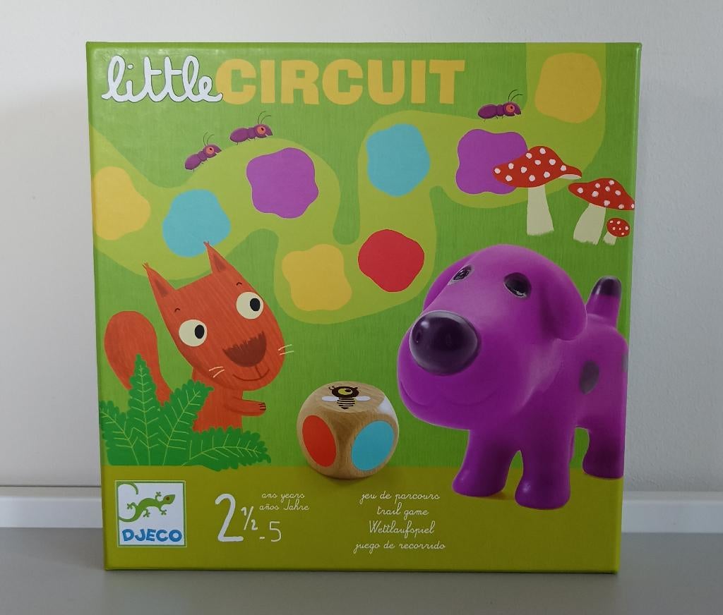 Jeu de société - Little Circuit - DJECO, Trois ou quatre joueurs, Enlèvement, Utilisé, Djeco