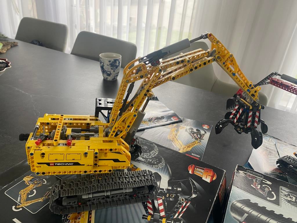 Twee lego kranen, Ophalen of Verzenden, Zo goed als nieuw, Lego