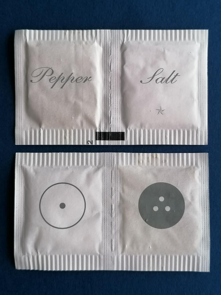 Sacs en papier pour salière et poivrière Aviation Twinpack, Collections, Enlèvement ou Envoi, Neuf, Autres types