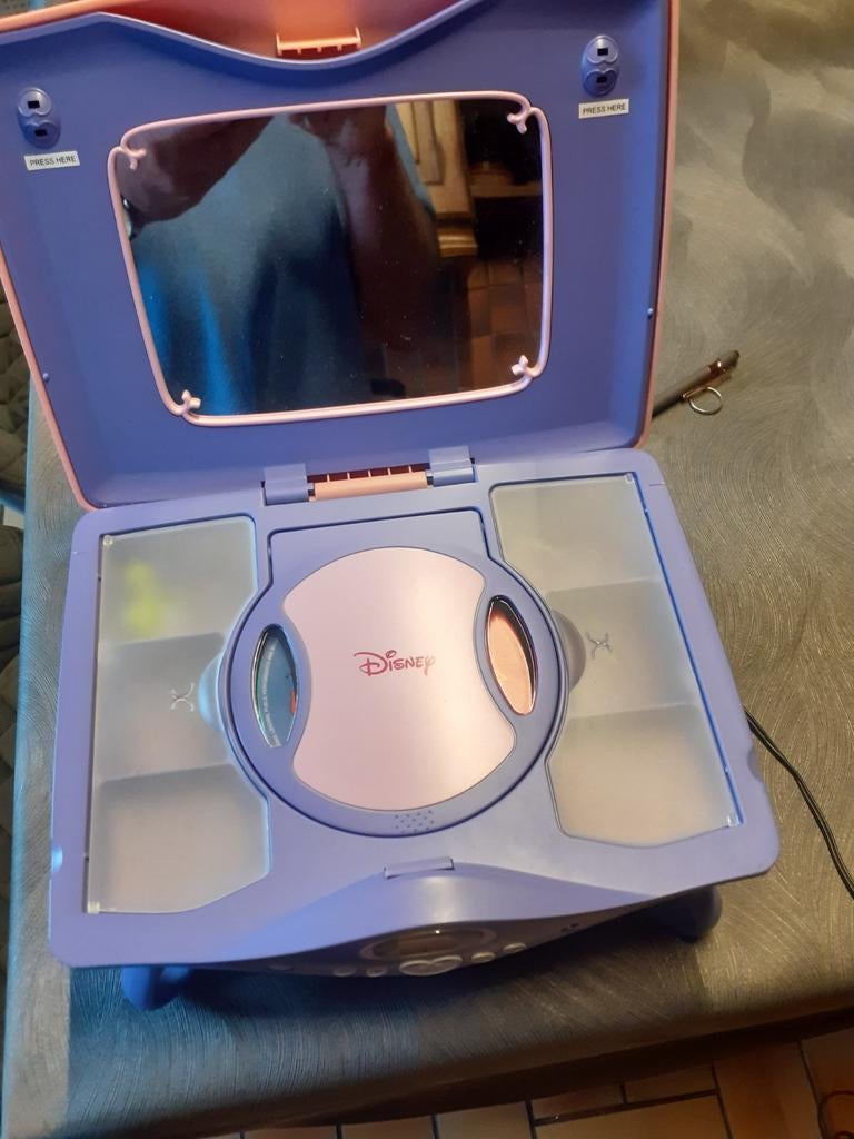 Cd speler voor kids. Disney. Met spiegel en opberglade voor., Audio, Tv en Foto, Cd-spelers, Ophalen, Zo goed als nieuw, Overige merken