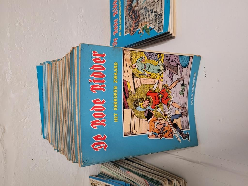 De rode ridder strips, Ophalen, Gelezen