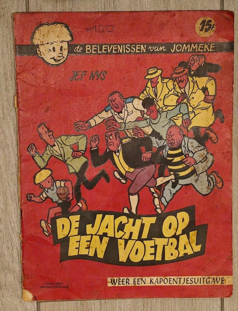 Jommeke De jacht op een voetbal Kapoentjesuitgave, Comics, Enlèvement, Utilisé