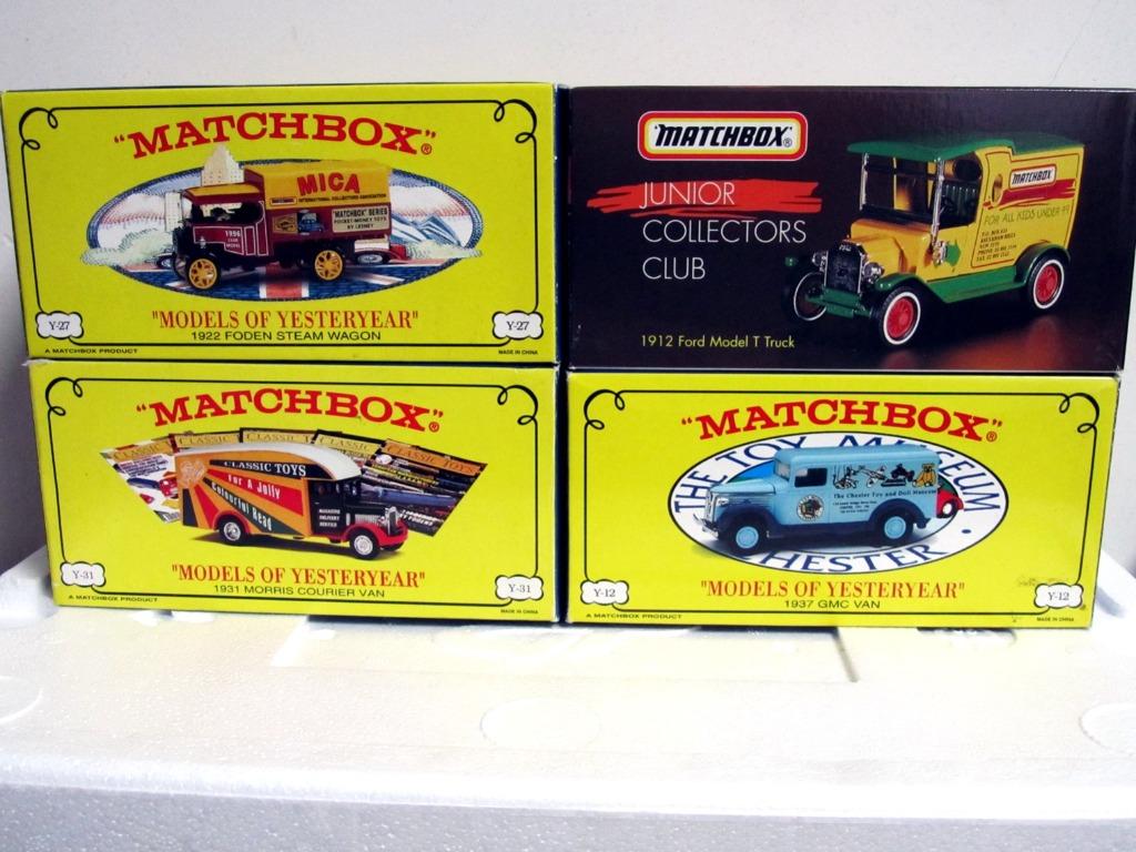 4 Matchbox "Models of Yesteryear” Code 2 Club-modellen, Hobby en Vrije tijd, Modelbouw | Auto's en Voertuigen, Nieuw, Overige typen