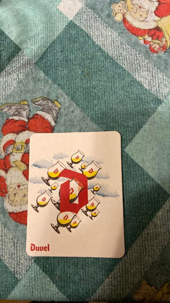 Duvel bierviltje, Ophalen of Verzenden, Viltje(s), Duvel