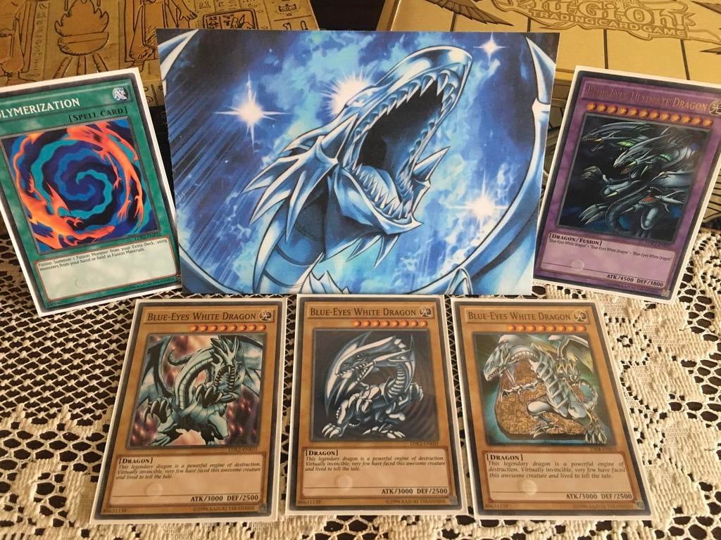 Kaiba’s Blue-Eyes White Dragon Collector’s set - Yu-Gi-Oh!, Enlèvement ou Envoi, Comme neuf