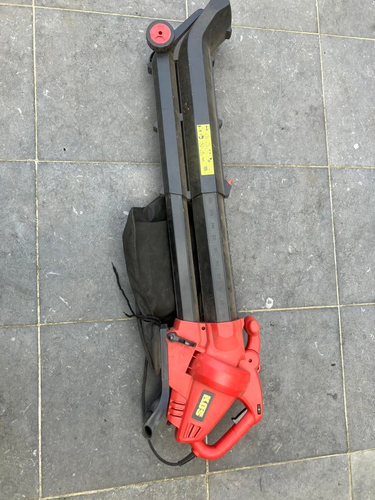 Bladzuiger met zak, Ophalen, Gebruikt, Elektrisch, Handgedragen