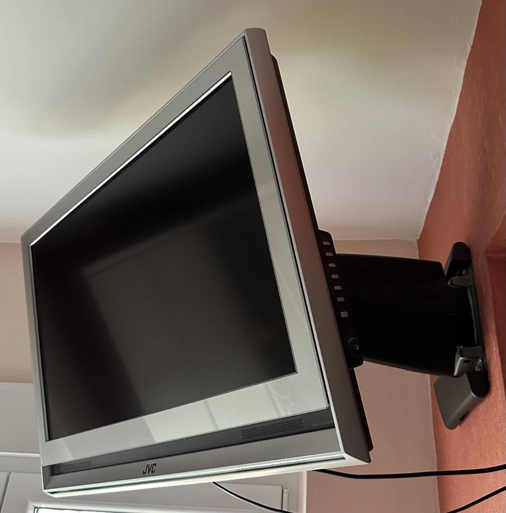 Ensemble TV JVC 32" + support mural Vogel's + Proximus, TV, Hi-fi & Vidéo, Enlèvement, LCD