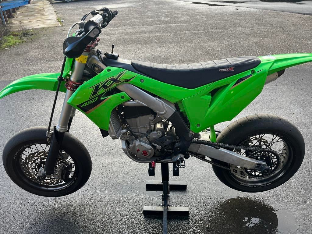 Kawasaki kx450f 2022 supermotar, Motoren, 450 cc, Particulier, 1 cilinder, SuperMoto