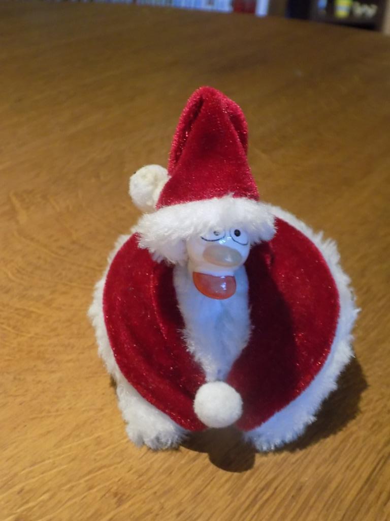 J-line kip kerstman, Ophalen of Verzenden, Zo goed als nieuw, Vogel, Beeldje of Figuurtje